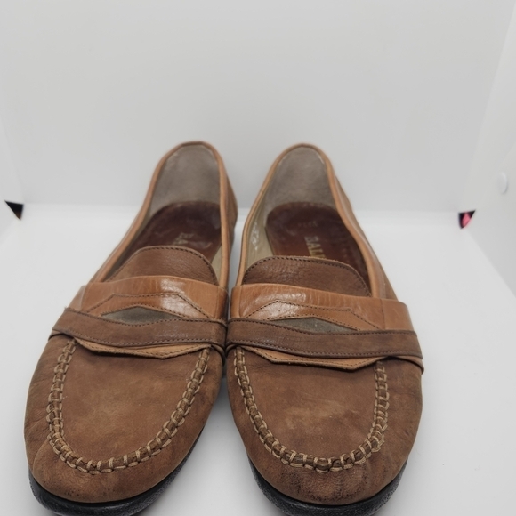 Bally Mesa brown leather penny loafers 10M main image 8